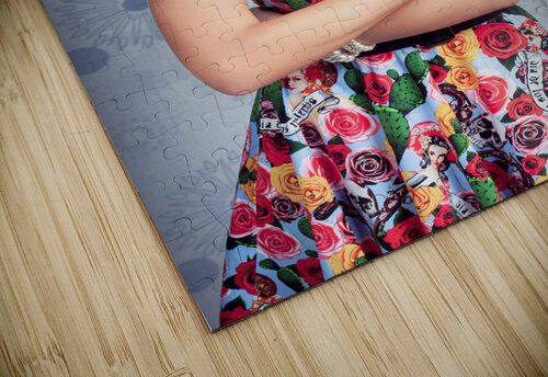 Beautiful day of the dead girl drawing tattoo Jorgo puzzle