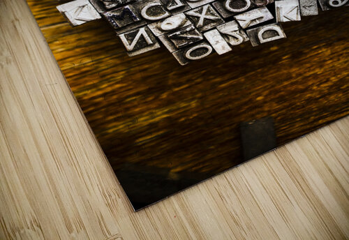 Retro typesetting in print Jorgo puzzle