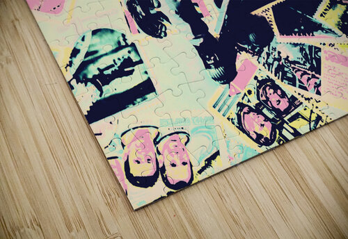 One small stamp for mankind Jorgo puzzle