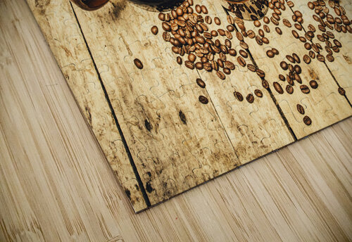 Retro coffee bean mill Jorgo puzzle