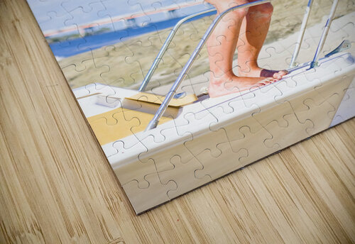 Beach Babe On Cruise Boat Jorgo puzzle