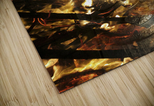 Cosy open fire. Cottage artwork Jorgo puzzle
