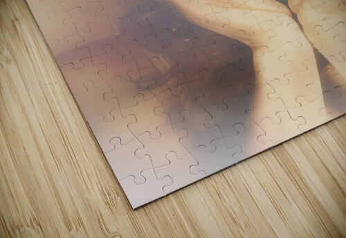 Winking pinup woman with retro hair and makeup Jorgo puzzle