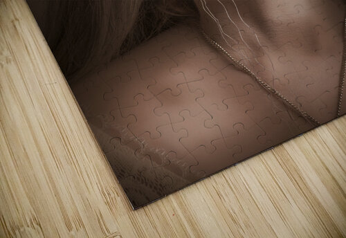 Vintage halloween portrait. Gothic vampire girl Jorgo puzzle