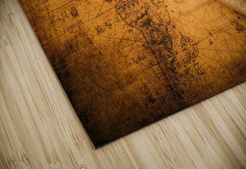 Pirate sword on buried treasure map Jorgo puzzle