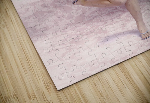 Young beautiful pinup woman dancing in retro dress Jorgo puzzle