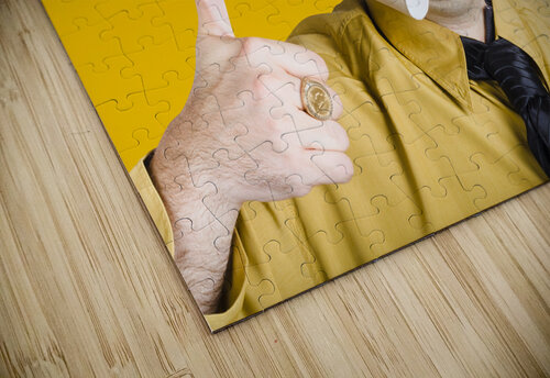 Inventive businessman with new technology Jorgo puzzle