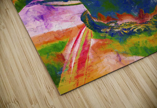 Paint splash pinup art Jorgo puzzle