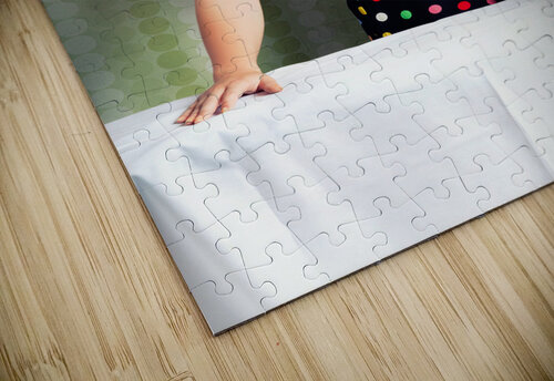 Fifties Classic Portrait Retro House Work Woman Jorgo puzzle