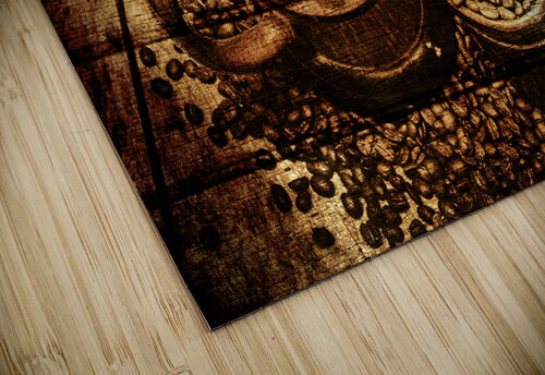 Vintage wooden coffee shop sign Jorgo puzzle