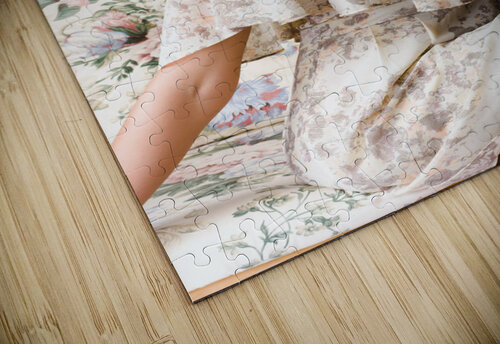 Young beautiful woman. Immaculate blond hairstyle Jorgo puzzle