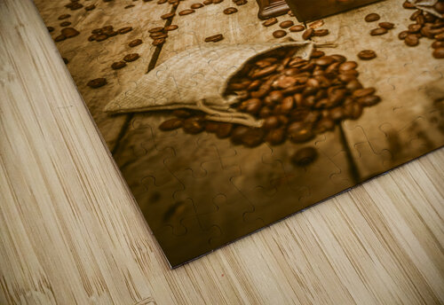 Vintage Manual Grinder And Coffee Beans Jorgo puzzle