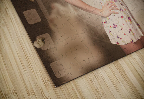 Film and cinema pin-up woman in old classic movie Jorgo puzzle