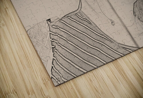 Pop art comic book pin-up Jorgo puzzle