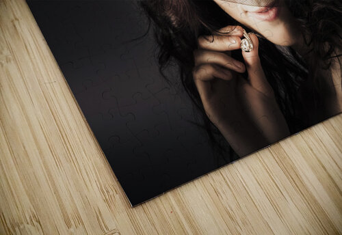 Beautiful Jewellery Woman Wearing Necklace Jorgo puzzle