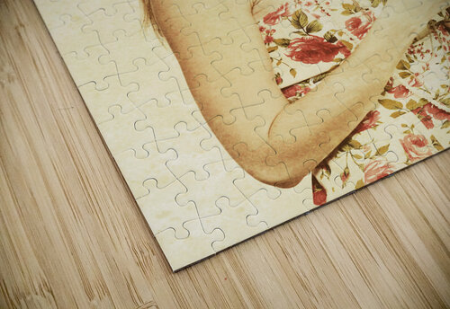 Vintage Woman With Pop Corn And Movie Tickets Jorgo puzzle