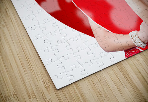 Beautiful girl in a bright love romance Jorgo puzzle