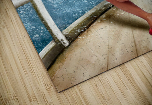 Beautiful Pinup Woman On Sightseeing Travel Cruise Jorgo puzzle