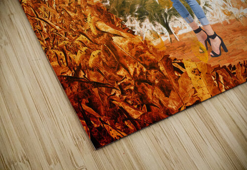 Autumn postcard pinup Jorgo puzzle