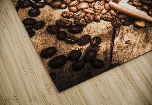 Roasted Coffee Beans In Drawer And Bags On Table Jorgo puzzle