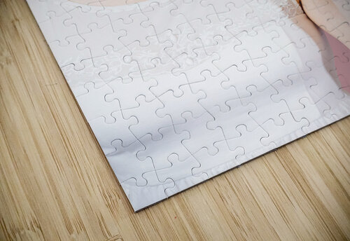 Old-fashion pop art girl drinking from soda bottle Jorgo puzzle