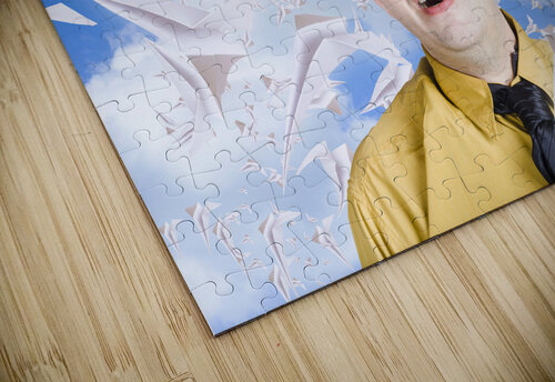 Insane business man with busy travel schedule Jorgo puzzle