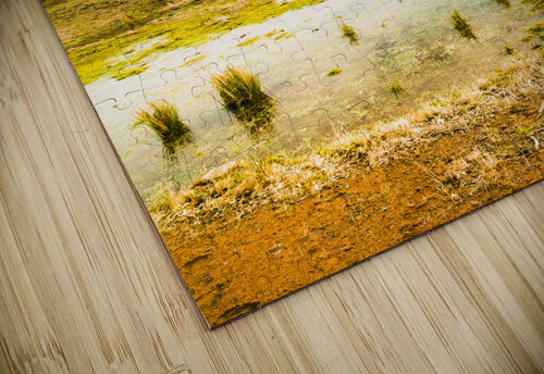 Puddled fields and distant hills Jorgo puzzle