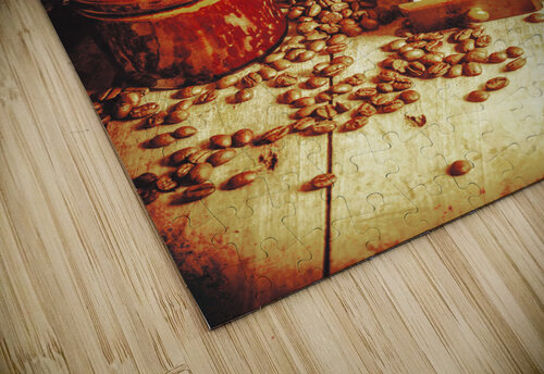Old bean mill decor. Kitchen art Jorgo puzzle