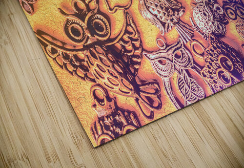 Retro owl charms Jorgo puzzle