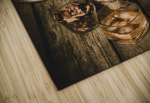 Weathered wooden whisky  Jorgo puzzle