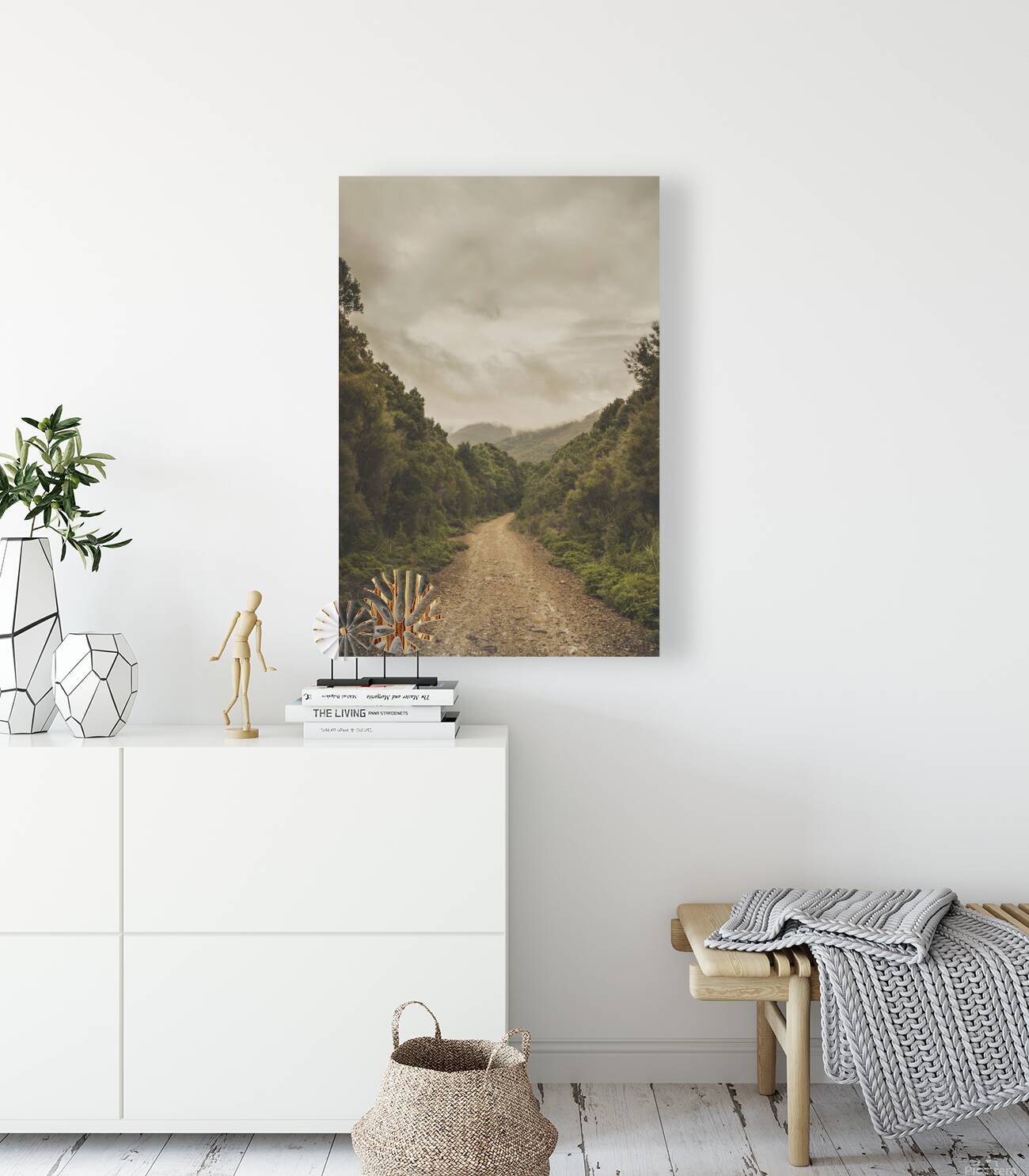 Vintage Australian landscape. Rosebery Tasmania Reproduction