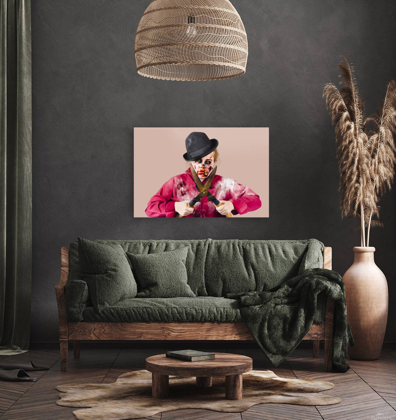 Zombie gardener with shears Reproduction