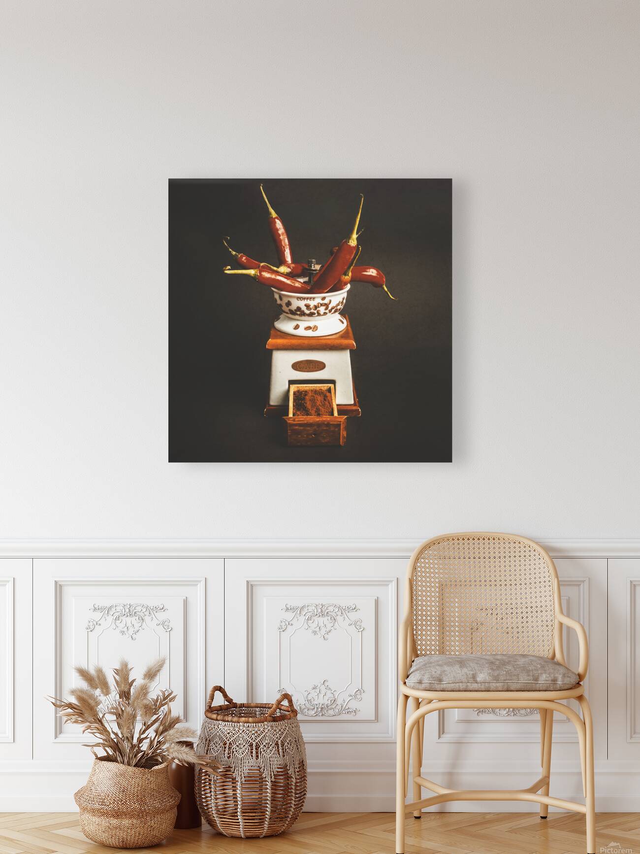 Old pepper mill Reproduction