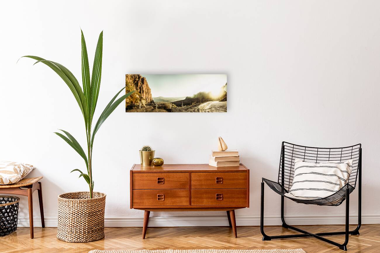 Rugged mountain trail Reproduction