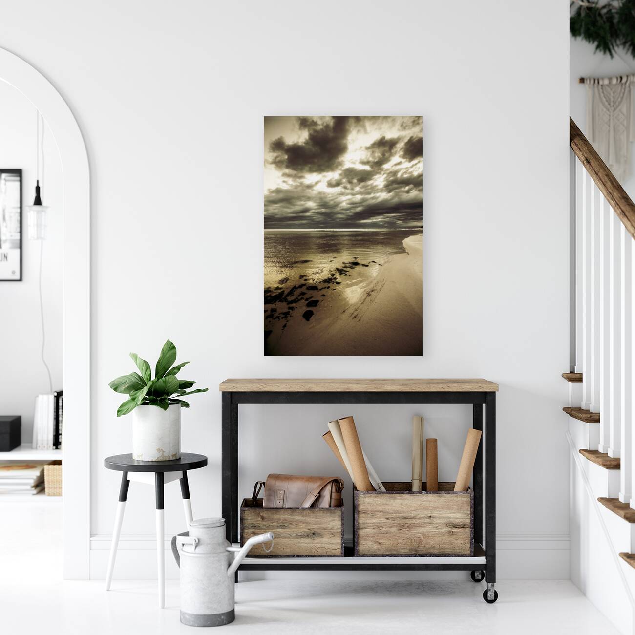 Cloudy daybreak Reproduction