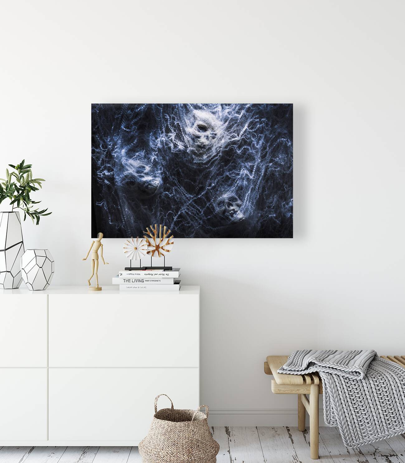 Skulls tangled in fear Reproduction