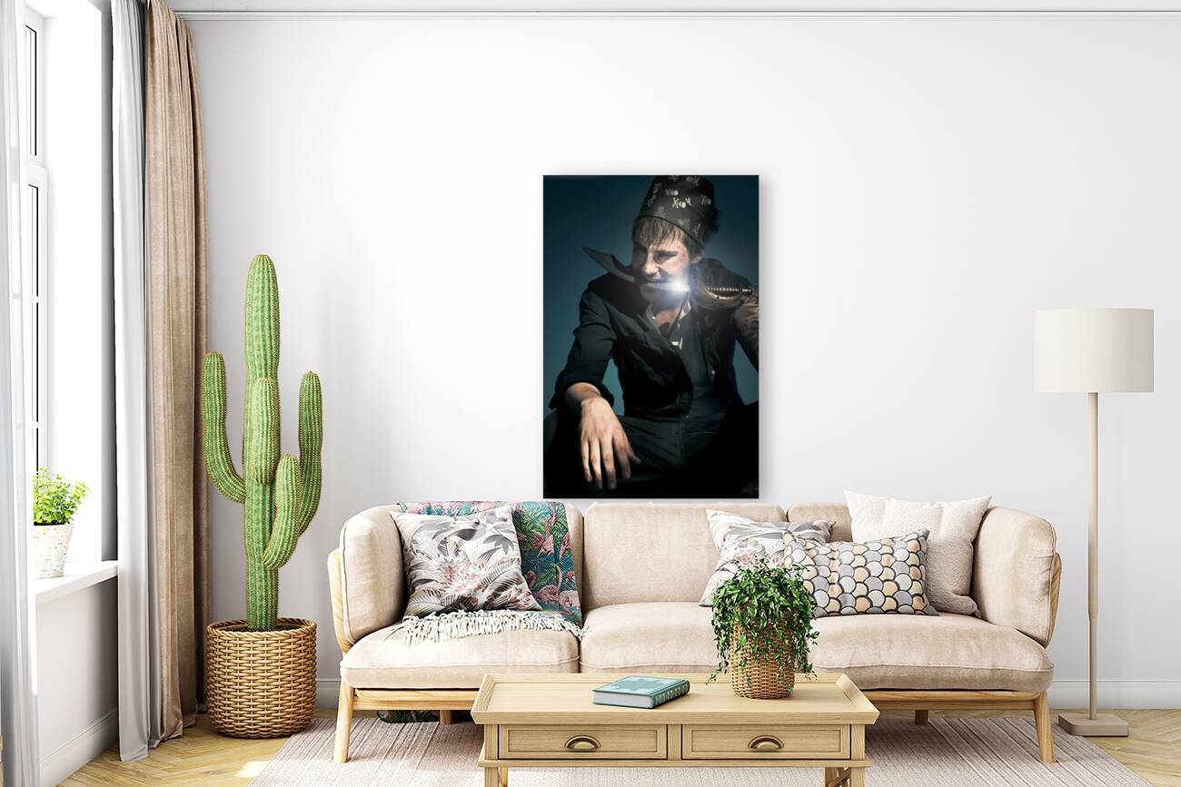 Scary Pirate With Sword Reproduction