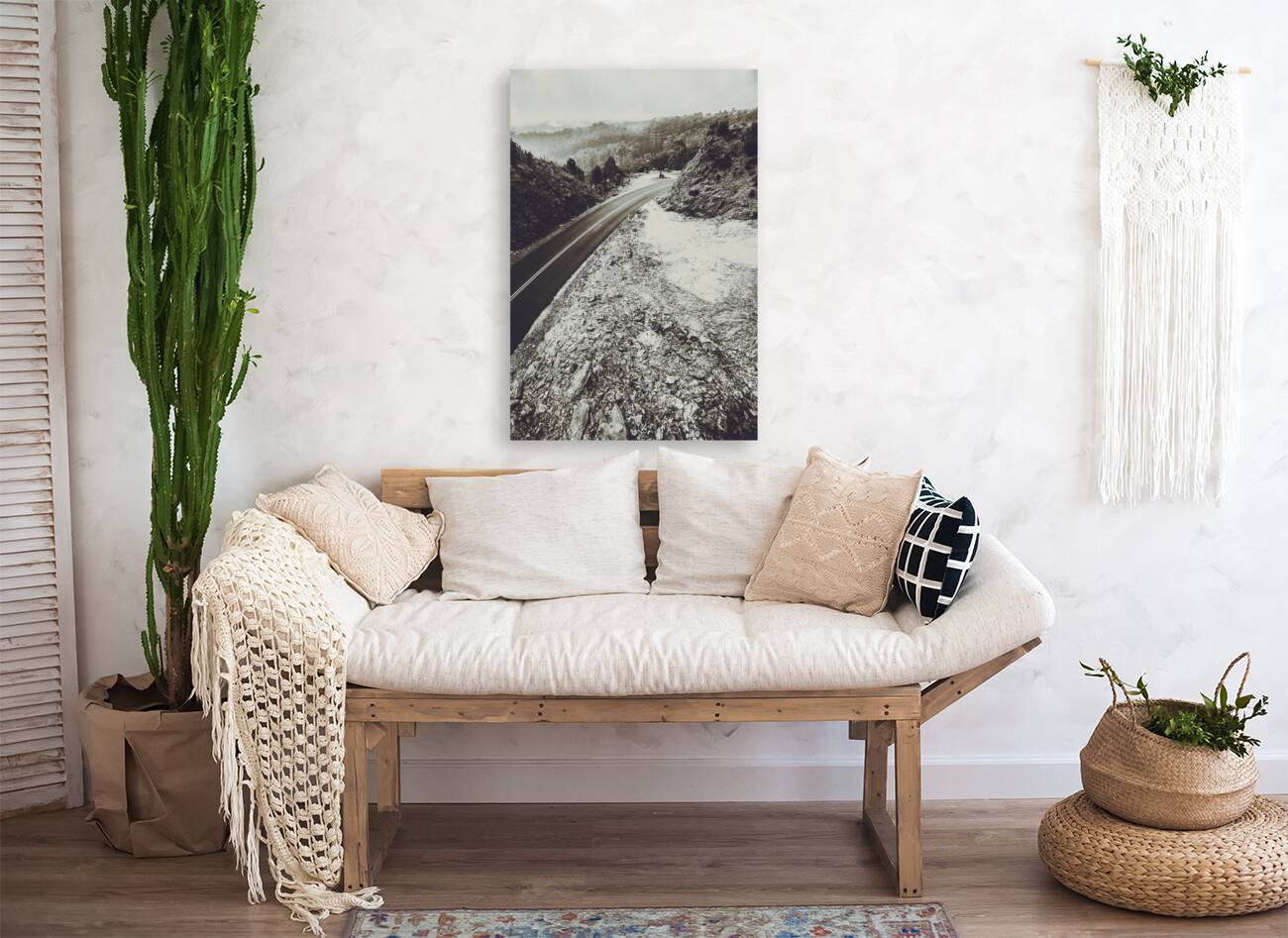 Winter weather road Reproduction