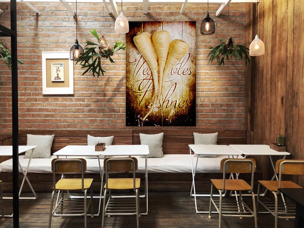 Rustic farm kitchen tin sign Reproduction