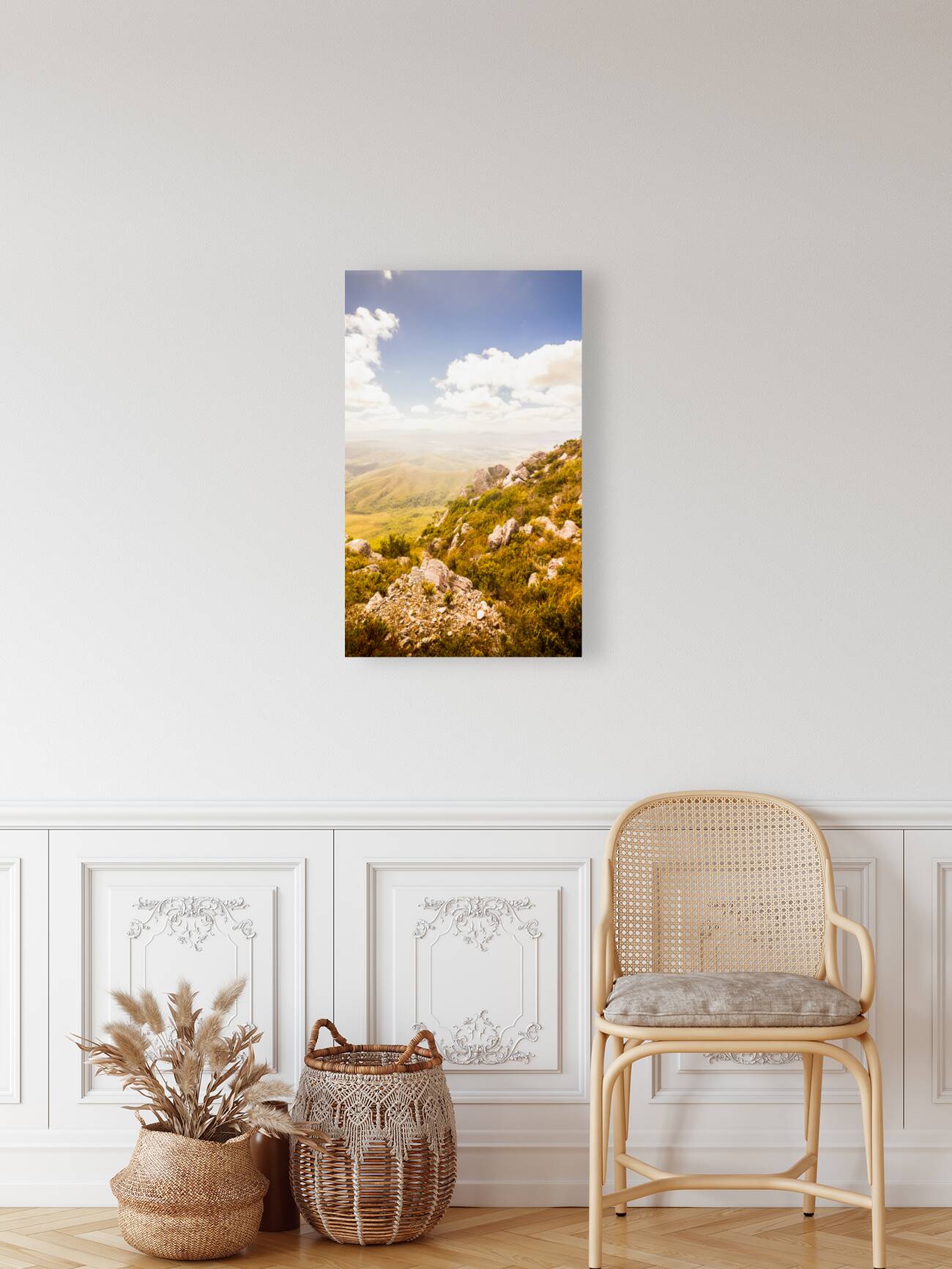 Scenic mountain peak Reproduction