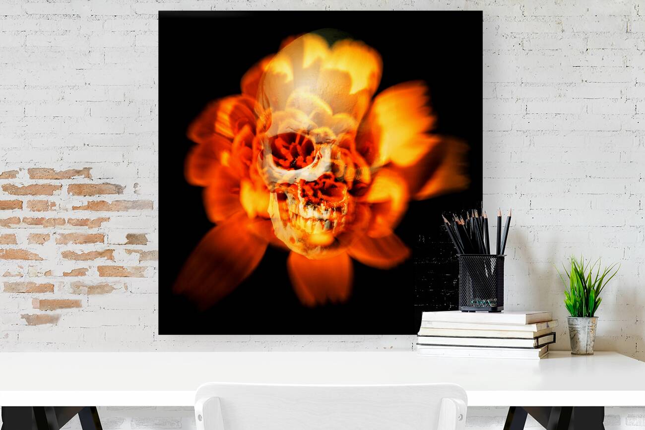 Flower skull Reproduction