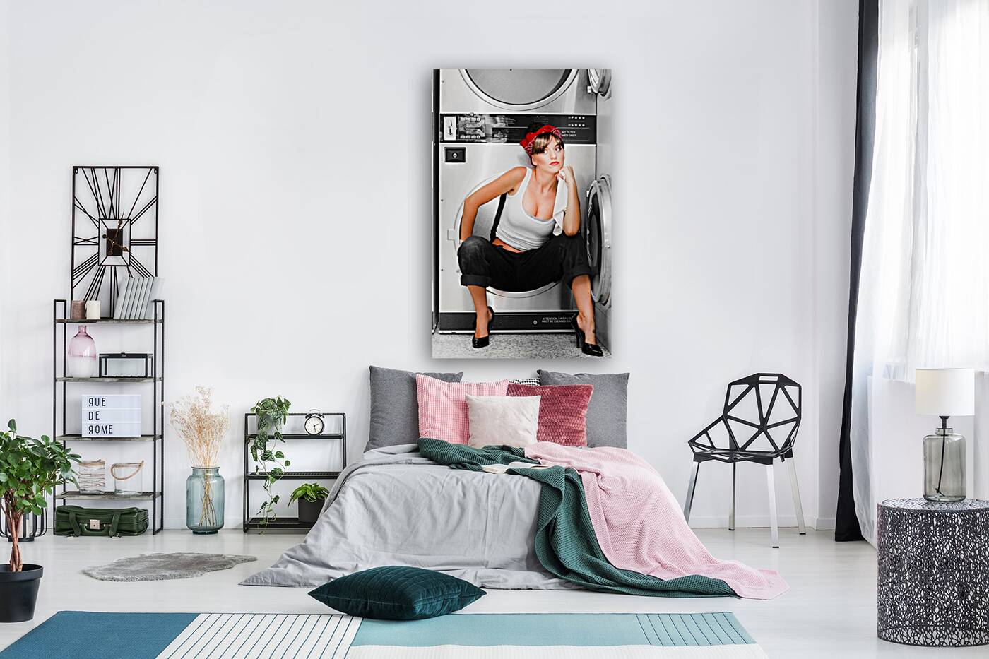 Cleaning Lady With A Dream Reproduction