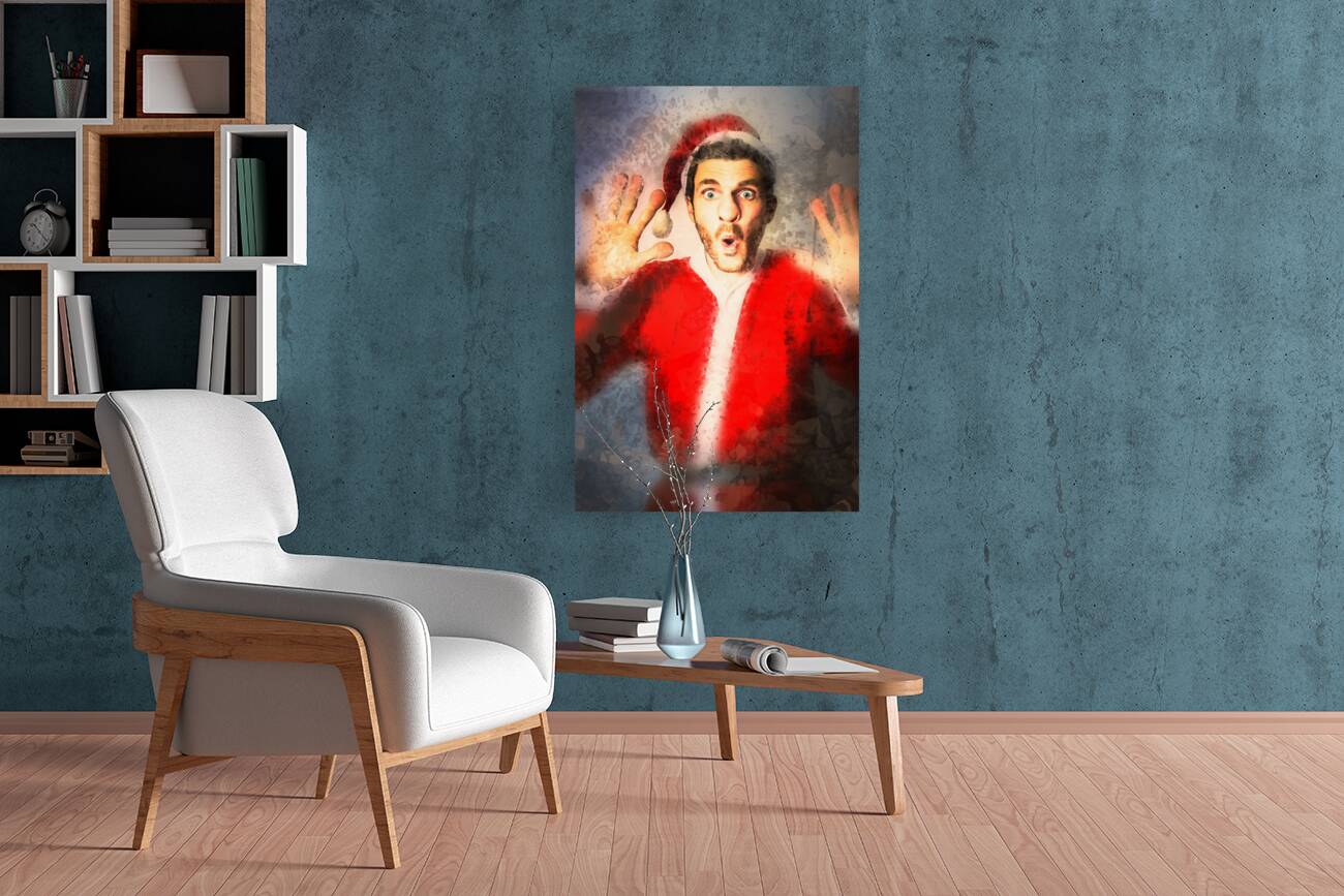 Last minute christmas shopping Reproduction