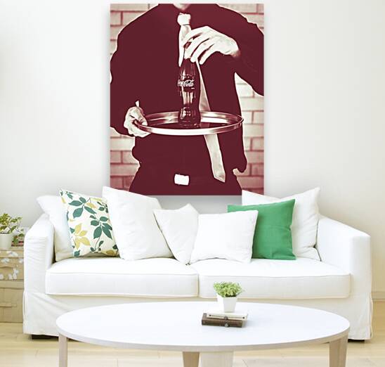 Red retro Coca-Cola Reproduction