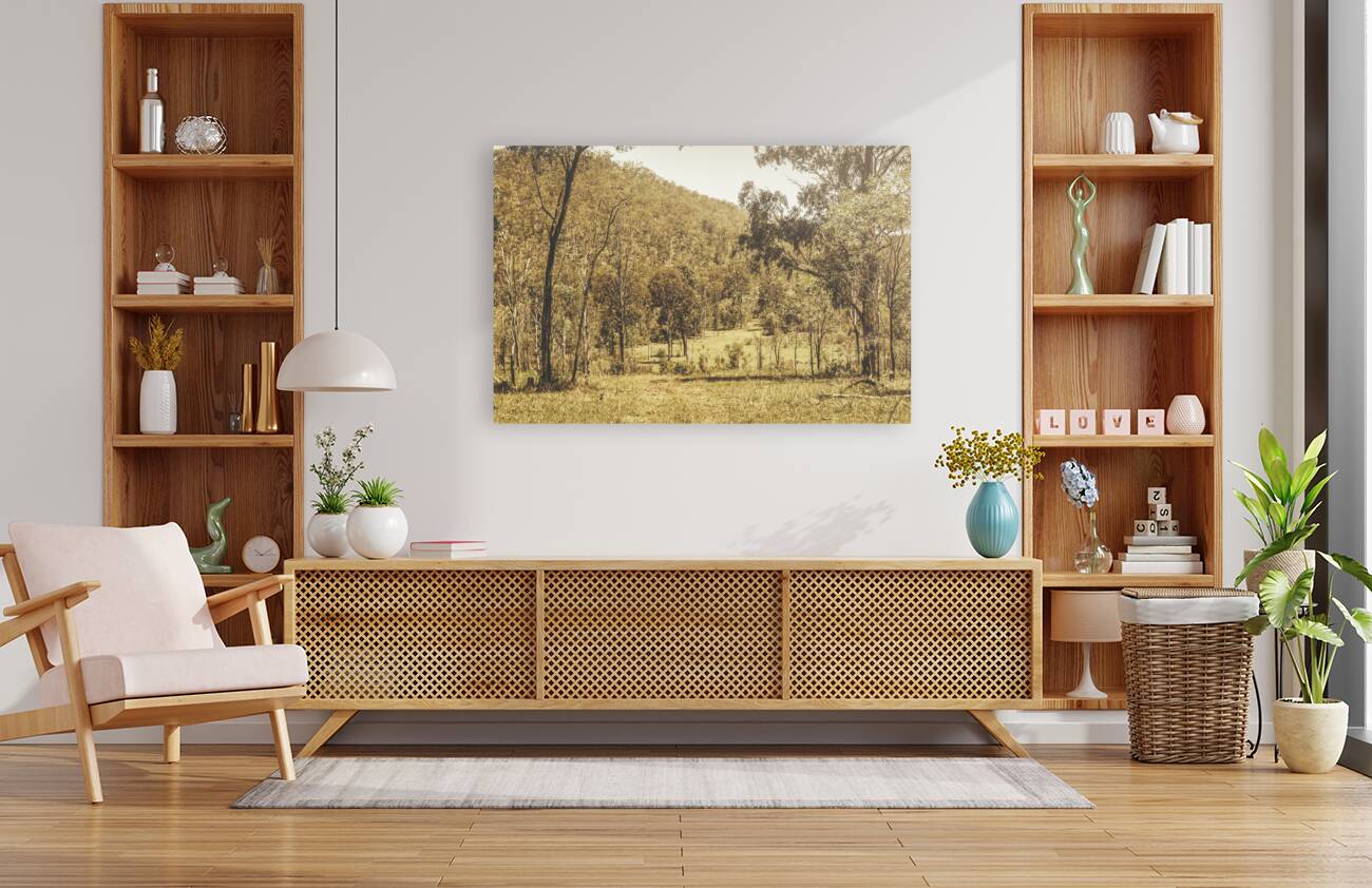 Vintage hillside Reproduction