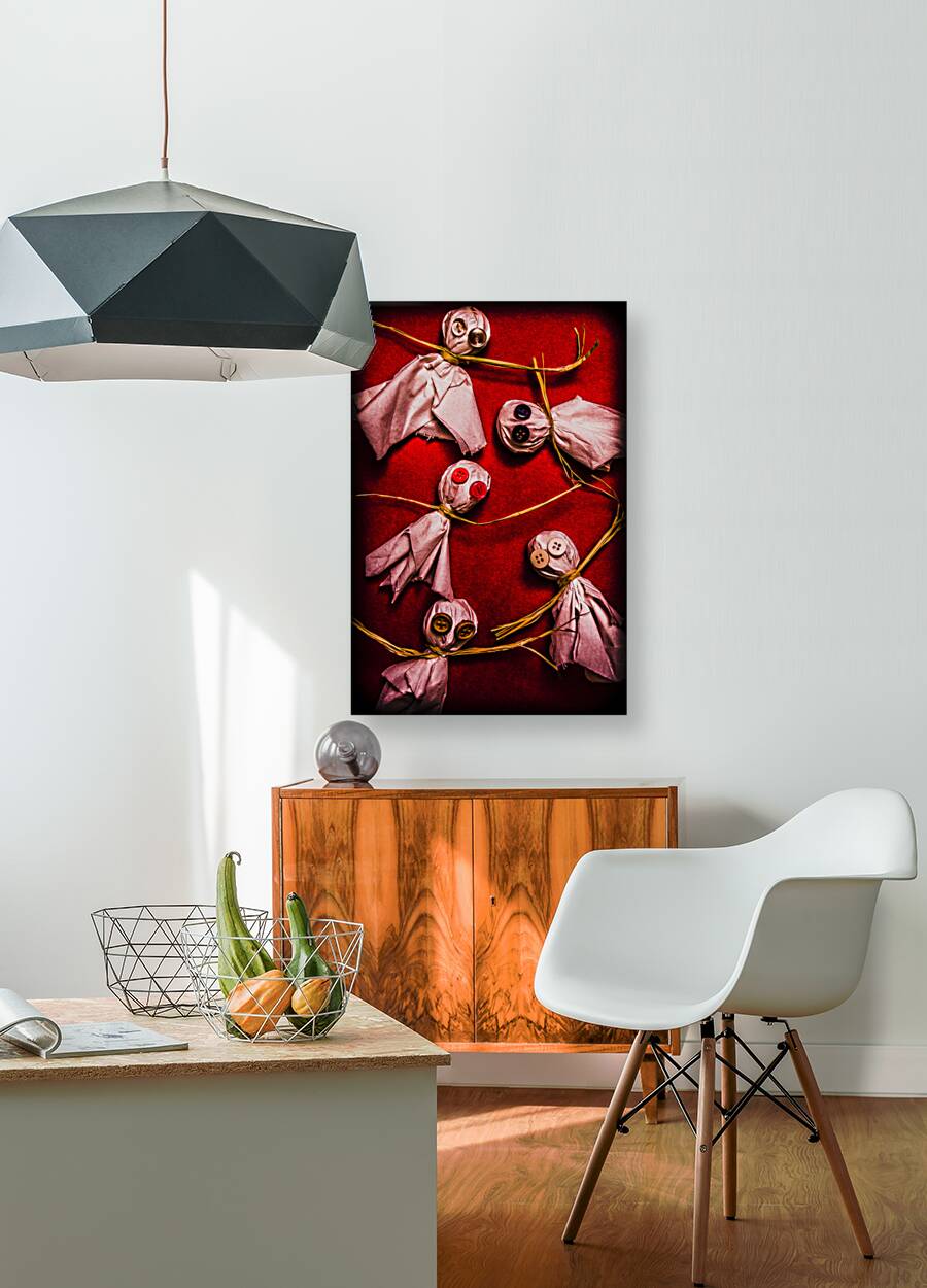 Scary halloween lollipop ghosts Reproduction