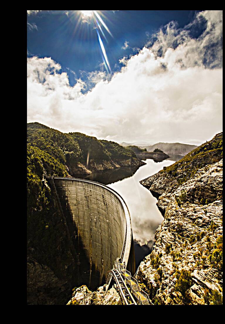 Gordon Dam Tasmania  Reproduction