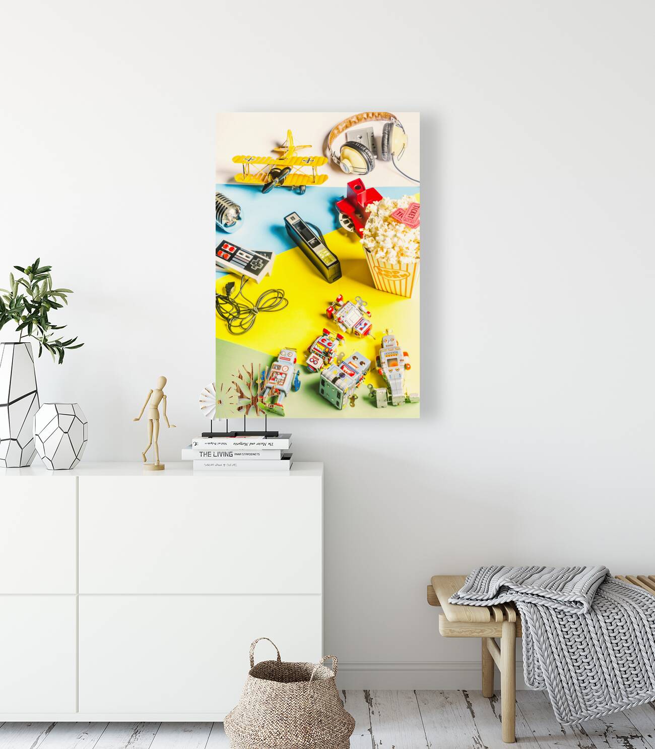 Multicolour memorabilia Reproduction