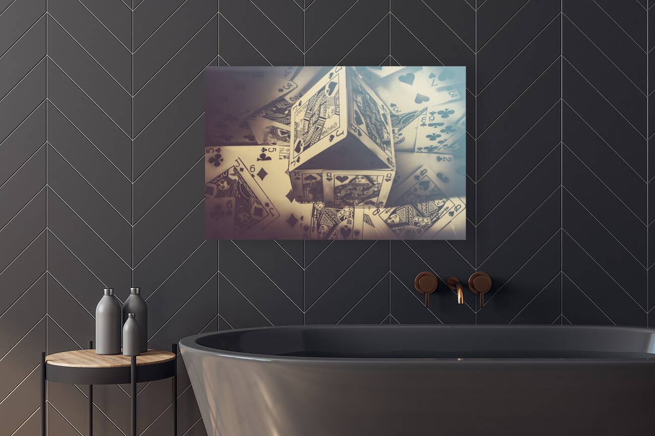 House that poker built Reproduction