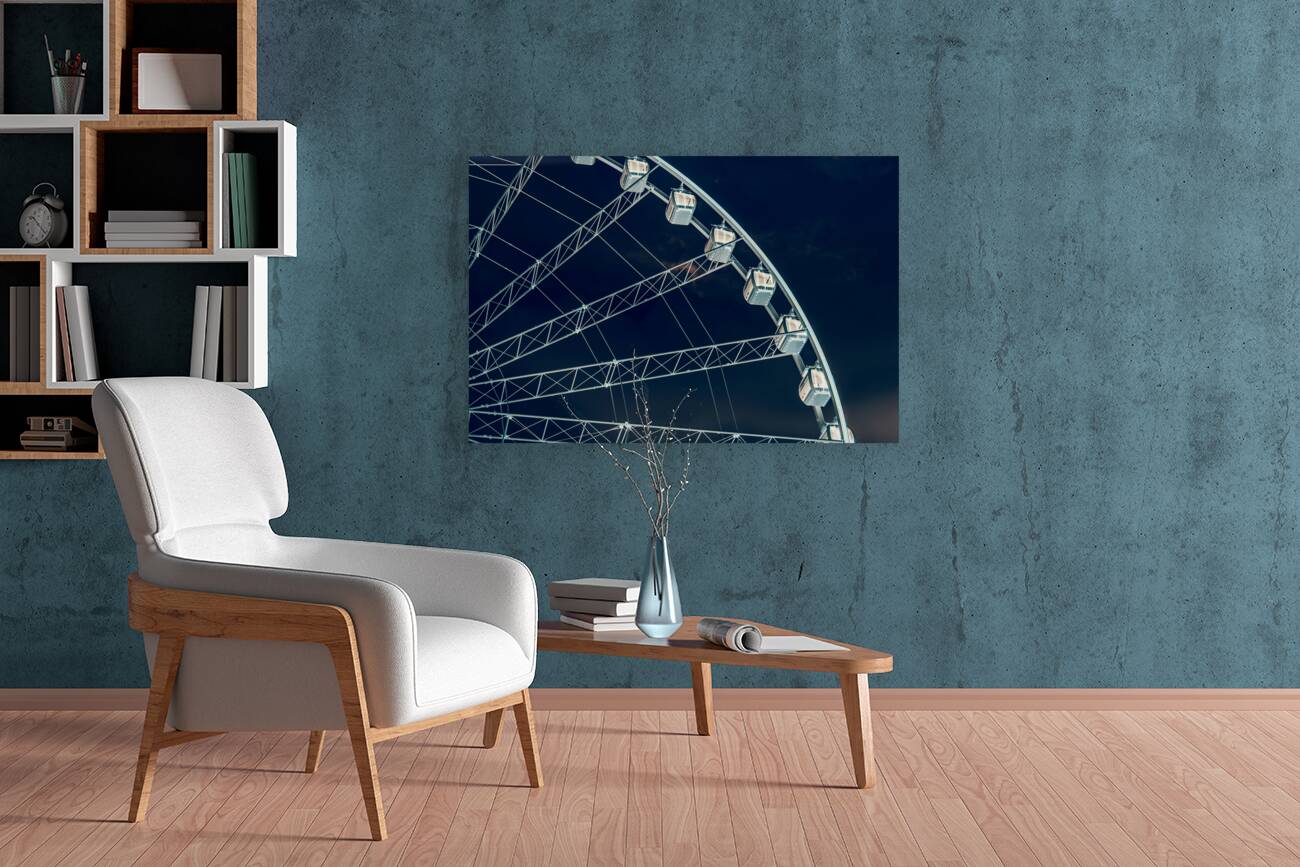 The evening lights Reproduction